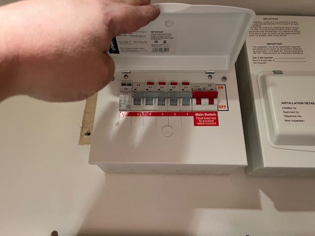 Consumer unit install